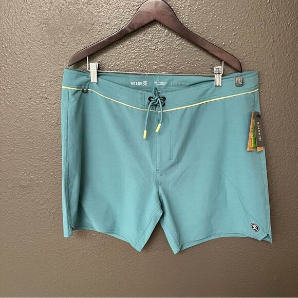 Roark Passage Boardshorts 17 Panel Moorea Hydro Blue 38 - Picture 4 of 13